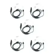 5pcs Earphone Headset for Baofeng UV-XR A-58 UVXR UV-9R Plus UV9RPLUS GT-3WP