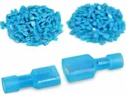 American Terminal 200Pcs Male & Female Insulated Spade Wire Crimp Terminal Cable
