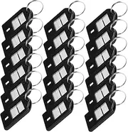 jojofuny 50Pcs Key Tags Multi Function Label Tags for Easy Identification Homes Offices Luggage More Convenient Portable Color Coded Key Organizers
