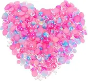 Glossy Resin Pearls Crystal Rhinestones for Nail Art Decorative Beads Fashion Accessory Adornments