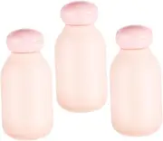 3pcs Approved Travel Toiletry Bottles Leakproof Squeezable Containers for Travel Essentials Durable Reusable