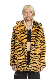 [Girlfriend Material] Tiger Hendrix Faux Fur Coat