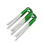 Primeturf Artificial Grass 100pcs Synthetic Pins Fake Lawn Turf Weed Mat Pegs