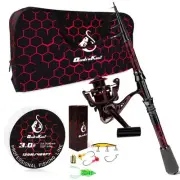 Fishing Rod and Reel Combos - High Precision Machined Pattern Telescopic Fish...