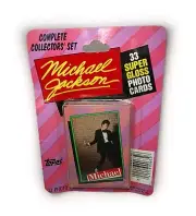 Michael Jackson 1984 Topps 33 Photo Cards Complete Collectors Set Trading Sealed