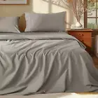 100% Egyptian Cotton King Size Sheets Set - 1000 Thread Count，Luxury Cotton Bed