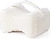 Xcellent Global Memory Foam Knee Pillow with Washable Cover, for Side Sleepers, Hip Leg Pillows for Sleeping, Spacer Cushion for Sciatica Relief, Back Pain, Leg Pain, Pregnancy, Hip and Joint Pain