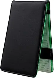 ａ aternee PU Leather Golf Scorecard Holder, Lightweight Golf Yardage Book Cover, Golf Score Holder for Game Golf Recording Rounds Notes Training