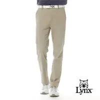 在飛比找momo購物網優惠-【Lynx Golf】男款彈性舒適經典百搭素面卡其褲平口休閒