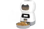 YES4PETS 3.5L Visible Automatic Digital Pet Dog Cat Feeder Food Bowl Dispenser