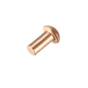 200 Pcs 5/64" x 5/32" Round Head Copper Solid Rivets Fasteners