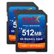 D50 D40 D40X D3300 Digital Camera Memory Card 2X 512MB Secure Digital (SD) Me...
