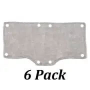 (6 PACK) TERRY CLOTH SNAP ON NAVY HARD HAT SWEAT BAND COTTON LINER CONTRUCTION