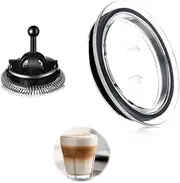 Whisk for Nespresso Aeroccino Milk Frother Replacement Set, Lid and Whisk, 2 Pieces