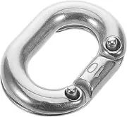 CHICAMPERA Quick Link Fastener Stainless Steel Chain Connector Chain Link Attachment Easy Releasing Coupler Clip