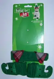 Cat Elf Costume Set collar and shoes Halloween Christmas Pet