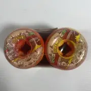Santa Cruz Slime Balls Jeremy Fish Burger 56mm 99a Red Yellow Skateboard Wheels