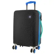 GAP Stripe Hard-Shell Cabin Suitcase TSA Lock Luggage 56x35cm Black