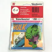 Incredible Hulk View-Master 3 Reels Set Marvel 3D J26 *NEW SEALED NOS 70s GAF