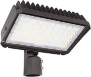 150W LED Flood Light with Dusk-To-Dawn Photocell, 150W-100W-75W Adjustable 130Lm