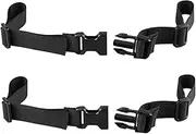 Adjustable Back Straps Buckle Pulls Sternum Straps for Back Luggage Straps Anti-Theft Travel Bag Traveling Back Outdoor Back Chest Straps Black Abs
