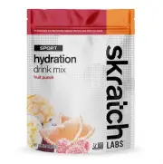 Skratch Labs Sport Hydration Drink Mix - Resealable Bag - Fruit Punch