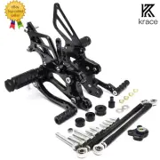 For Honda CBR600RR 2003-2006 CBR600 F4 2001-04 CNC Rearsets Footpegs Foot Pedals