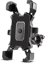 LYONCORE Bike Phone Holder, Bicycle Phone Mount, Quick Install 360 Rotation Handlebar Clip for Bicycle Scooter Motorbike, for iPhone 15 Pro Max 14 13 12 11 Mini, Galaxy and More 4.8-6.8" Phones