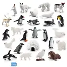 26X Simulation Arctic Animal Model Toys Bear Penguin Animals Figures Decor