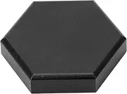 Pool Chalk Holder, Magnetic Hexagonal Billiard Chalk Case Chalk Box Holder Aluminum Single Section Pool Chalk Box for Pool Halls, Tournaments and Billiard Nights (Black)