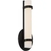 James Allan NVWS36463 Flair 1 Light 12" Tall Integrated LED Wall - Bronze