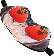 WOFASHPURET Cartoon Dog Eye Mask Light Blocking Travel Sleep Mask for Teens Comfortable Eye Protection Cover for Office Indoor and Camping Use Durable Breathable Material