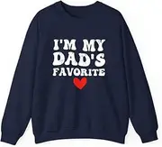 [VidiAmazing] I'm My Dad's Favorite Sarcastic Child Fathers Day ds012 T-Shirt
