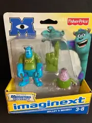 NEW Fisher Price Imaginext Disney PIXAR Monsters University U Sulley & Squishy