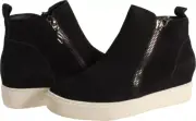 Skechers Street Lift Off Snazzy Girl Womens Bootie Black Suede US Size 9.5