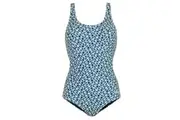 Regatta Womens/Ladies Orla Kiely Jasmine Flower One Piece Swimsuit (Blue) - UTRG11699