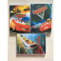 在飛比找蝦皮購物優惠-動畫 賽車總動員1-3部 DVD Cars3閃電再起+ Ca