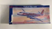 1/96 Glenco Models VICKERS VISCOUNT Capital Airlines Model Unassembled Vintage