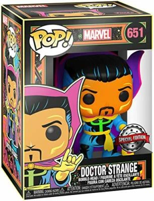 Funko 48848 Marvel Black Light Dr. Strange Collectable Toy, Multicolored