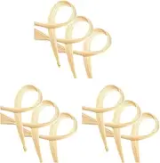 Ysyaxsyt 6Pcs Violin Bow Hair Replacement Kit Violin 29.2 Inch Fiddle Bow Rehair Tools Musical Bow Hair Violin Horse Hair, White