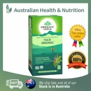 ORGANIC INDIA TULSI (HOLY BASIL) ORIGINAL 25 TEA BAGS + FREE SHIPPING & SAMPLE
