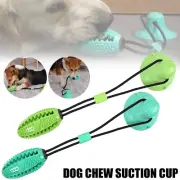 Dog Chew Suction Cup Tug Toy Interactive Tug of War Strong Aggressive Chewers AU
