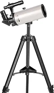 Maksutov-Cassegrain Telescope, Mak70 Telescope for Adults and Kids, 1000mm Focal Length, 70mm Lens, Astronomical Telescope for Beginners with Slow Motion Gimbal Tripod