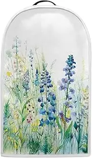 NETILGEN Blender Dust Cover for Kitchen Small Appliance, Anti Fingerprint Oil-proof Dust Proof Stand Mixer Cover Juicer Cover Soy Milk Machine Covers for Women Gift, Blue Green Floral