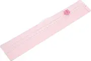 Paper Cutter Portable Paper, Trimmer Paper Cutter Portable Compact DIY Bidirectional Blade Hd Scale Light Pink Abs Plastic Scrapbook Photo Paper Trimmer for Kraft Paper A4 A5 Paper