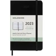 NEW Moleskine 2023 Weekly Vertical Hard Cover Diary/Planner Pocket Black