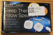 NEW SOUND OASIS SP-101 SLEEP THERAPY PILLOW SPEAKERS VJ04