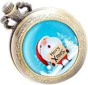 [LIFKOME] Pocket Watch Fashion Watches for Women Filler Choker Necklace for Women Chains Christmas Watch Necklace Stuffer Watch Display Man Watch Personalized Watch Vintage Pendant Alloy