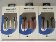 Stereo Headset 3.5mm with Mic Volume Control Tangle Free various colors