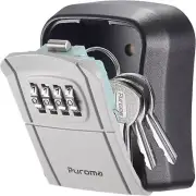 Key Lock Box Combination Lockbox Wall-Mounted Key Storage Box for House Keys US